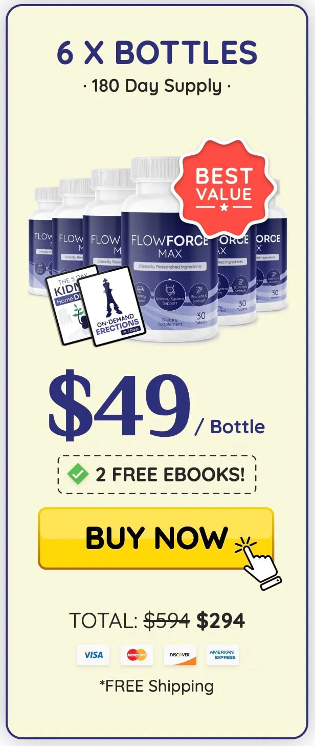 FlowForce Max 6 bottles